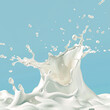 splash of milk for milk drink product promotion 
