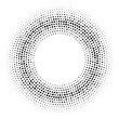 Circle halftone dotted background
