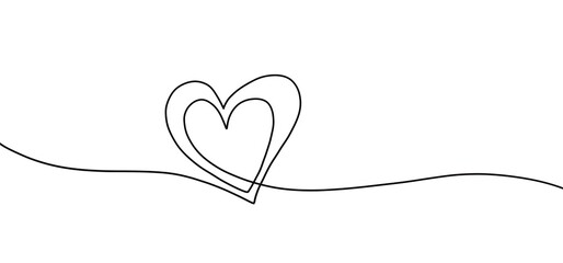 love themed line art on a white background