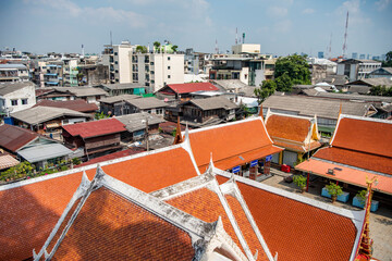 Wall Mural - THAILAND BANGKOK THEWET WAT INTHARAWIHAN