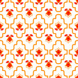 Decorative ornamental diaper seamless pattern vector