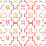 Fototapeta  - Decorative seamless ornamental diaper pattern vector
