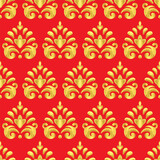 Fototapeta  - Abstract seamless pattern with decorative ornamental flower in Baroque, Rococo, victorian, renaissance style.