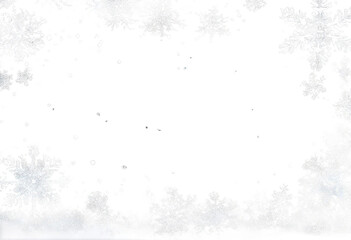 christmas background with snowflakes