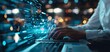 © AS Studio - The future of data management with a real photo capturing an expert leveraging artificial intelligence for advanced document analysis and data processing in a digital workspace, highlighting the trans