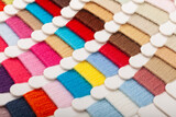 Fototapeta  - Yarn color card