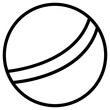 hardball icon, simple vector design