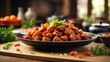 Sweet and Sour Pork Crispy pork pieces coated in a sweet and tangy sauce. 