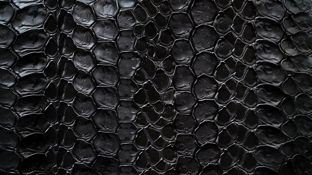 Trendy abstract cover design. Luxurious background. Snake pattern (animal print), black viper. Luxury premium background template for menu, sales, invitation template, formal invitation. Realistic