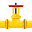 Gas valve - gate fof fossil gases pipelines