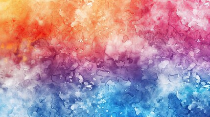 Canvas Print - Background with abstract colorful watercolors.