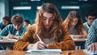 © Ignacio Ferrándiz - A group of students are sitting at desks in a classroom