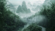 Foggy Peaks, Bamboo Thicket