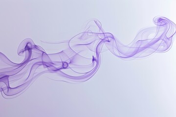 Wall Mural - Royalty free stock photo of an abtract smoke shape in purple