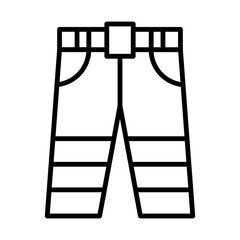 Sticker - Pants line icon