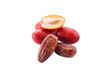 red dates slides isolated on transparent png