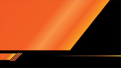 Poster - premium vector orange yellow and black abstract usiness backgrounds