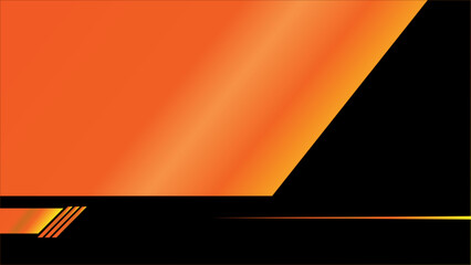 Wall Mural - premium vector orange yellow and black abstract usiness backgrounds