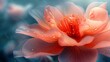 Focus on the fluttering petals of a blooming flower as a gentle breeze sweeps through, creating a delicate blur of color and texture. Each petal seems to tremble with the subtle motion of the air.