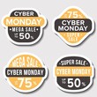 Cyber Monday Labels Collection