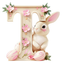 PNG Easter Letter T Mammal Easter Rabbit.