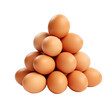 A pile of eggs SVG isolated on transparent background
