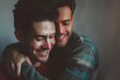 Portrait Photo of a Gay Couple, Generative AI