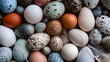 Showcasing Nature's Artistry: A Fascinating View of Different Bird Eggs and Feathers