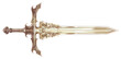 PNG Ornate sword weaponry dagger blade.