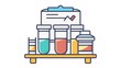 Icon for Stool Test Analyzing Service for Waste Samples in a Laboratory
