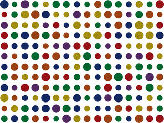 Poster - Rainbow LGBT polka dot abstract background