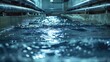 Visualizing the Dynamic Flow of Water Through a Cleaning Process in an Industrial Facility