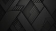 Wallpaper. Vector pattern of geometric lines and triangles, black background, dark gray color