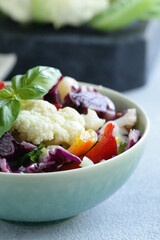 Sticker - fresh organic salad for healthy eating