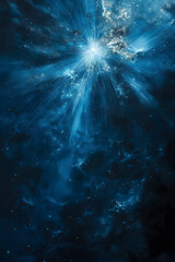Wall Mural - Ethereal Cosmic Nebula - A Celestial Journey Through Space and Stars