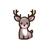 Fototapeta Psy - Deer vector illustration
