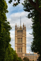 Wall Mural - The Palace of Westminster (Houses of Parliament) in the city of Westminster, London, England