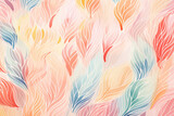 Fototapeta Perspektywa 3d - Colorful tropic summer background: watercolor leaves, abstract brushstrokes in retro 90s style, watercolor style, brushstrokes paint,