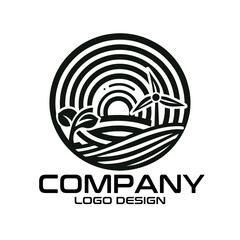 Wall Mural - Company Vector Logo Design