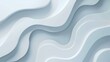 3d abstract background with wavy lines in white and gray colors