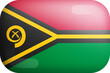 Vanuatu Official National Flag Isolated 3D Glossy Rounded Icon