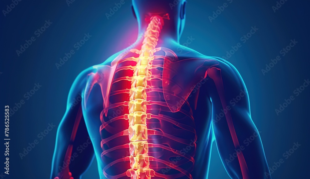 Illuminated Anatomy: Detailed visualization of the human spine and ...