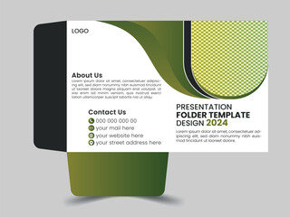 Wall Mural - corporate modern file folder design template