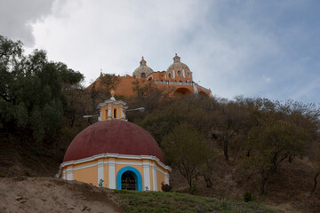 Sticker - Mexico ruins Poza Rica on a cloudy winter day