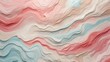 Layered sand intricate pattern aquamarine pink white rough texture, abstract background or wallpaper.