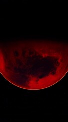 Wall Mural - red planet Mars in the starry sky