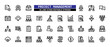 © nokdian - 36 Project Management Line Icons Set Pack Editable Stroke Vector Illustration.
