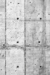Poster - Close-up shot of a black and white concrete wall. Suitable for architectural design projects