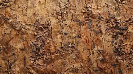 Aufkleber - Detailed view of a cut down tree trunk, suitable for nature or environmental themes