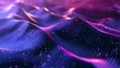3d rendering of glowing particles in cyberspace with depth of field and bokeh. Futuristic background for business presentations.